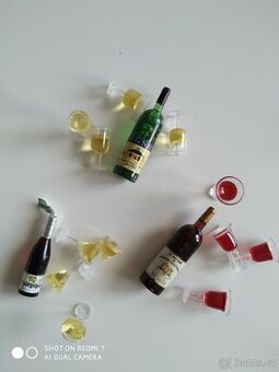 Pití jídlo pro panenka barbie miniatura set sběrat