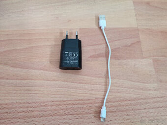 USB nabíječka s kabelem USB-A USB-B micro