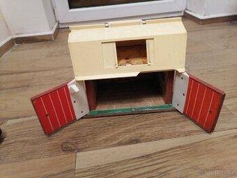 Domeček pro zvířátka, farma, retro, sběratelství