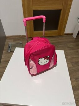 Dětský cestovní batoh na kolečkách Hello Kitty