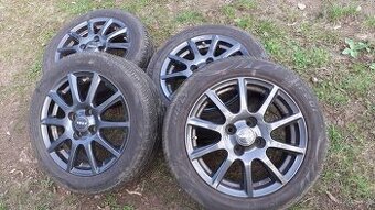 Alu kola Rial Milano 4x98 R15, letní pneu 185/55 R15