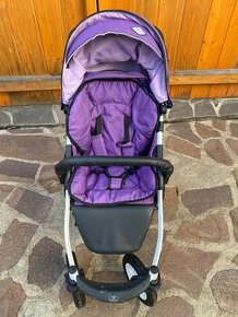 Prampol sportovní kočárek Zebra - fialový
