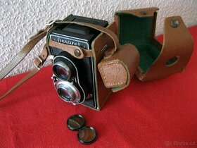 Starý fotoaparát FLEXARET IVa + pouzdro, méně viděný typ