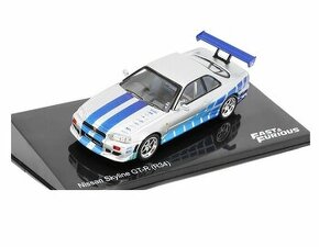 Autíčko Nissan Skyline GT-R(R34) Rychle a Zběsile 1:43