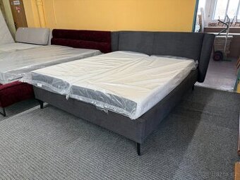 Manželská postel s úložným prostorem - NEPOUŽITÁ