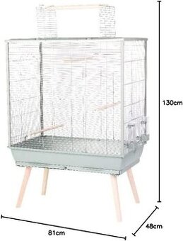 Klec pro ptáky ZOLUX NEOLIFE 80 BIRD, zelená (NOVÉ)