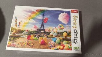 Trefl puzzle 1000 ks - zábavná města/Funny cities