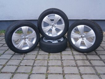 ALU KOLA 5 X 112 ŠKODA ORIGINÁL 215 55 17 SUPERB
