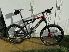 Merida ninety six 3500 carbon rám 21", kola 26", Shimano XT - 1
