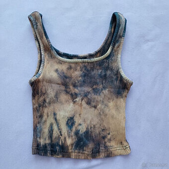 Batikované tílko/crop top