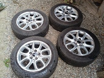ALU kola Mini Cooper originální s letním pneu 195/55 R16 6,5