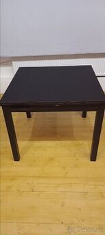 Jídelní stůl IKEA rozkládací černý - 1