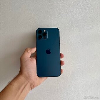 APPLE IPHONE 12 PRO MAX 256GB-MODRÝ,BATERIE 100%,ZÁRUKA