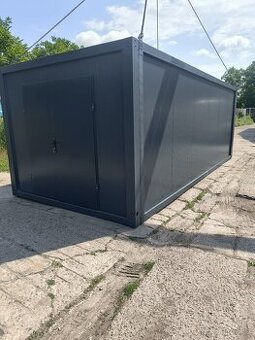 skladový kontejner 7 x 3 s dvoukřídlými vraty
