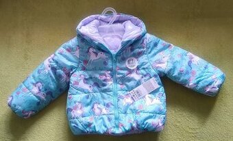 Dětská zimní bunda. NOVÁ s visačkou  Oboustranná. Vel. 110
