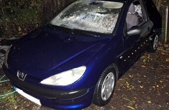 Peugeot 206 3dveř.  1.4i + LPG jako celek na ND