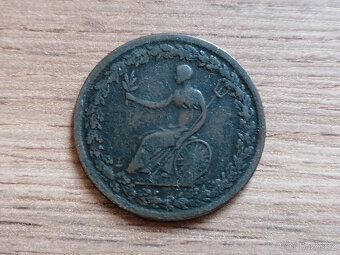 Mince 1/2 Penny token 1814 kolonie Lower Canada Dolní Kanada