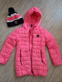 Dívčí zimní kabát vel 128 zn. SAM73
