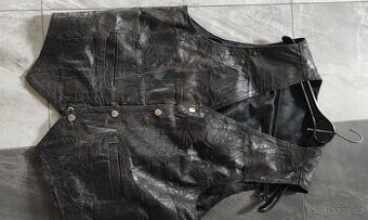 Vesta kožená velikost XL