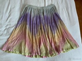 Vintage duhová barevná vintage sukně vel. L/XL - 1