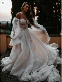 Nové Svatební šaty - Ivory, vel. 56