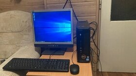 PC sestava Dell + LCD + klávesnice a myš Dell