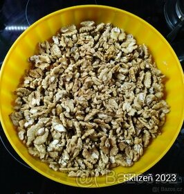 Vlašské ořechy, sklizeň 2023, loupané
