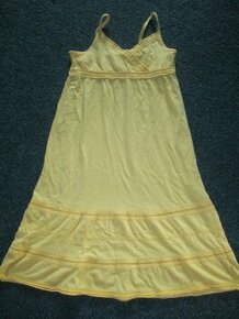 Žluté bavlněné letní šaty HM 146/152