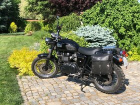 Kožené brašny Wild Hog a držáky na Triumph Scrambler