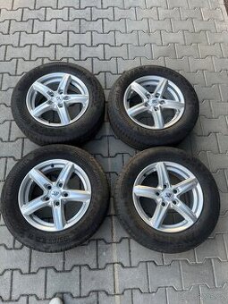 4x Alu kola s letními pneu Continental 195/65 R15 - 1