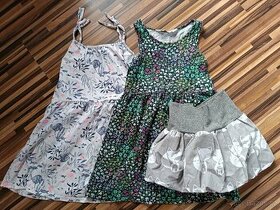 Set šatiček a sukně, vel.110/116