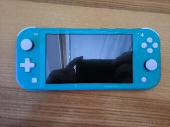 Nintendo switch lite světle modrá - 1
