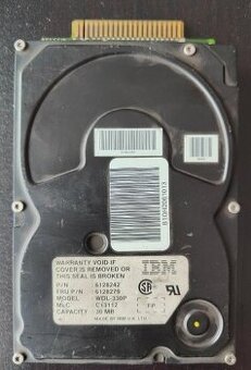 Historický HDD IBM WDL-330P ( 30 MB )