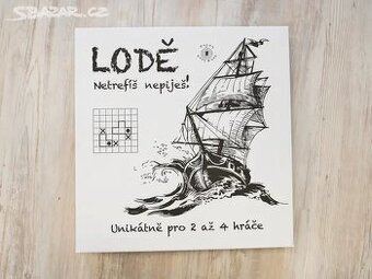 Stolní hra - Lodě, Netrefíš nepiješ Doprava zdarma - 1
