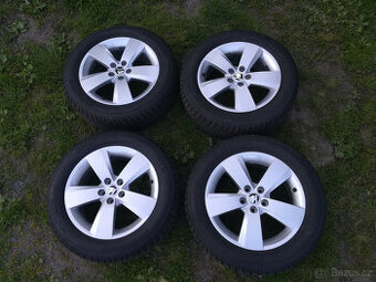Kompletní zimní AL sada kol 4ks na Škoda Scala 16"-5x100