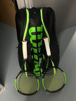 2x Wilson Blade 98S + Bag na 15 raket