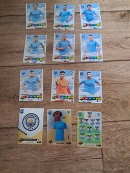 Sada manchester city fotbalové kartičky 365 panini