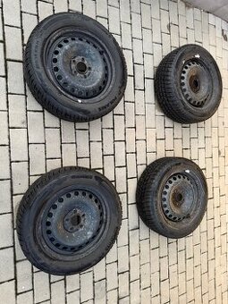 Ford originální disky 16" 5×108 ET50 + zimní pneu Barum