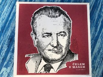 Raritní kachle s Klementem Gottwaldem