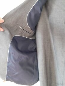 Pánský šedý oblek