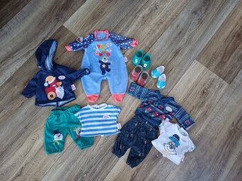 Originál oblečky na panenku Baby born