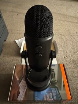 Logitech G Blue Yeti USB Black, skoro nový, krabice, záruka