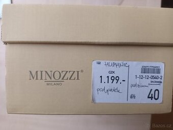 Dámské kožené boty velikost 40