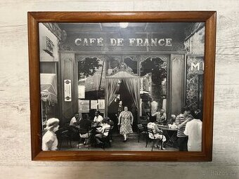 Retro fotografie v dřevěném rámečku