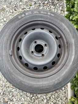 Plechové disky 14" + letní pneu - 1