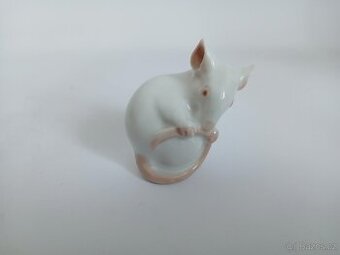 Porcelánová figurka - myška - Kodaň