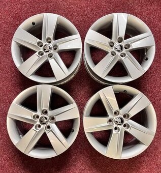 5x100 R16 originál alu Škoda Fabia 3 - Rapid - ET 46