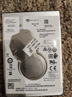 Seagate 1TB HDD disk 2.5"