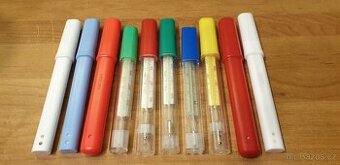 RTUŤOVÉ TEPLOMĚRY LEHCE SKLEPATELNÉ LÉKAŘSKÉ RETRO