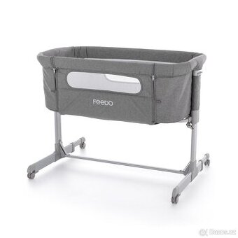 FEEDO mobilní postýlka dětská polohovatelná 2v1